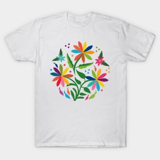 Spring Colorful Flowers by Akbaly T-Shirt T-Shirt